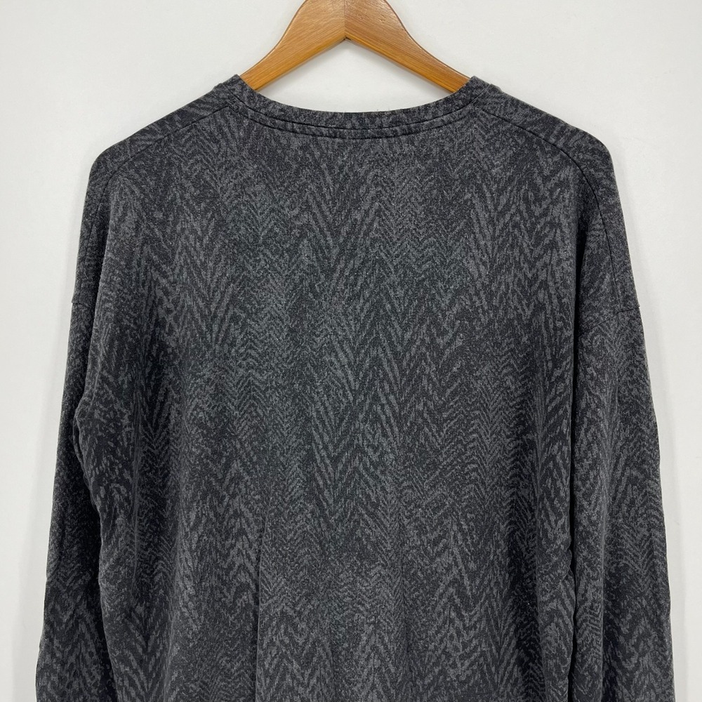 Athleta Sweatshirt Women's Size M Gray Crew Neck Oversized Long Sleeve - Picture 6 of 9